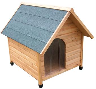 cabane pour chien, niche en bois extérieur 72*54*63cm simple de montage