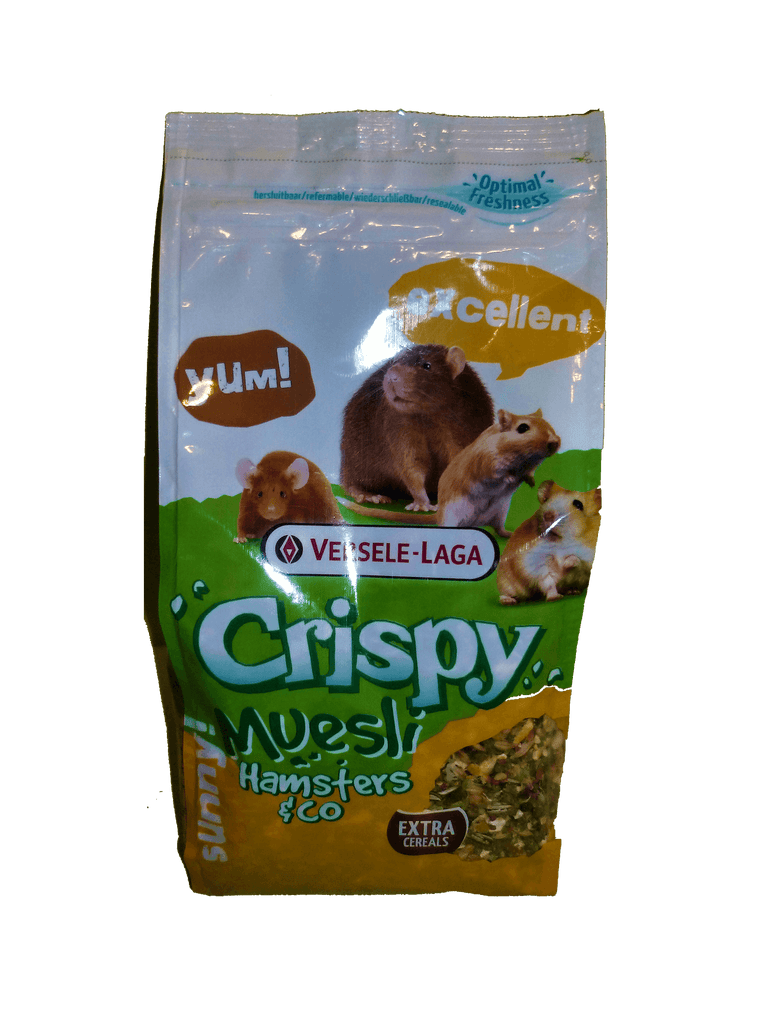 Nourriture pour Hamster & Co Crispy Muesli – De pattes en plumes