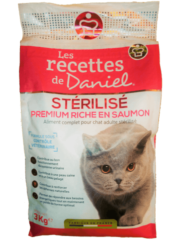 croquettes pour chat stérilisé au saumon 
