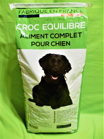 Croquettes pour chien actif : "Croc Equilibre" 20 kg